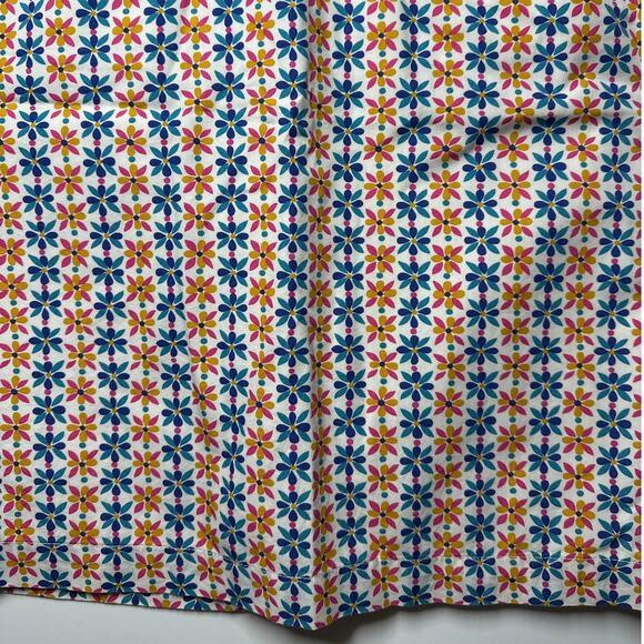 Boden Francesca A-Line Skirt Plumeria Print Lined Mini Skirt Cotton Sz 6 Pockets - Picture 4 of 14